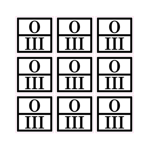 Знак 3 класс при перевозке опасных отходов 9шт. 30х30см.