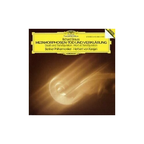 AUDIO CD STRAUSS, R: Metamorphosen. Karajan. 1983. 1 CD audio cd strauss r ariadne auf naxos elektra auszuge 1947 beecham cebotari schoffler welitsch friedrich 1 cd