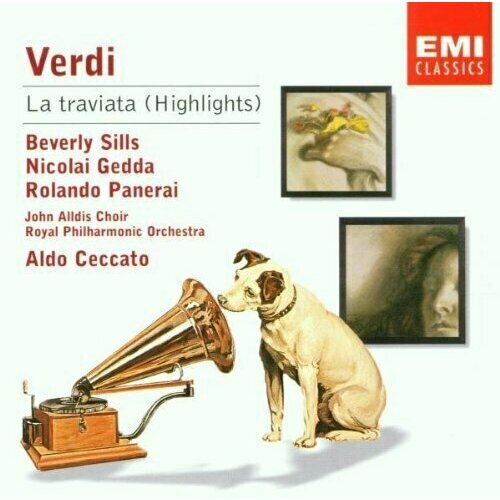 AUDIO CD Verdi, 'La Traviata' Excpts. (Sills, Wallis, Sharpe, Lloyd, Gedda, Panerai et al. John Alldis Choir . 1 CD verdi la traviata teatro giuseppe verdi busseto 2002