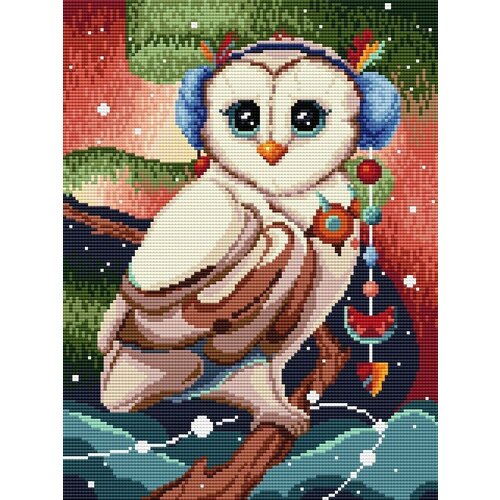 В северных краях #МС-174 Brilliart Набор алмазная мозаика 30 х 40 см