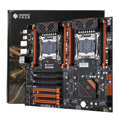 Комплект материнская плата X99 Huananzhi F8D Plus+E5 2690v.4+DDR4 64GB ECC 4x16gb 3200mgz