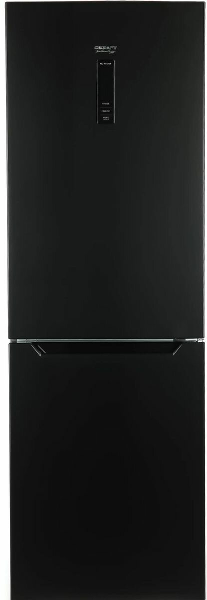 Холодильник KRAFT TNC-NF403D, двухкамерный, черная сталь - фото №11