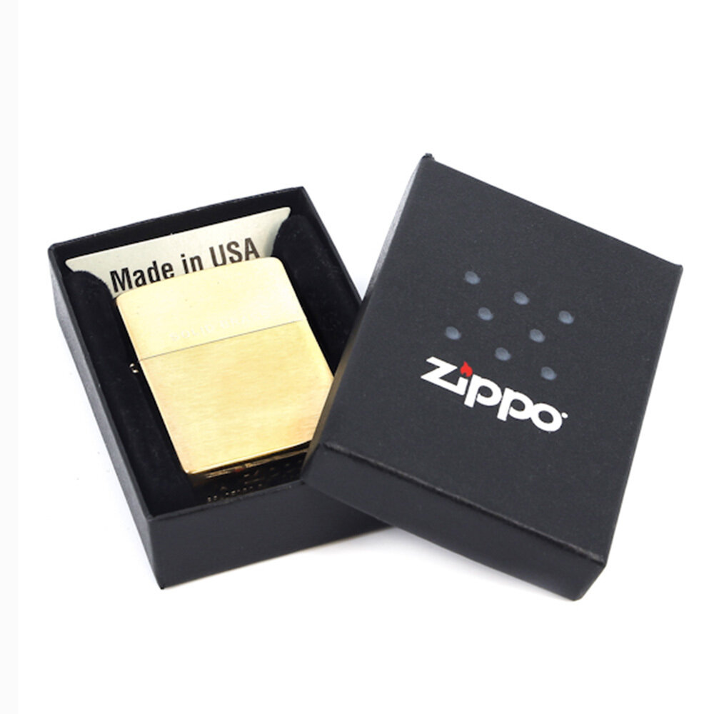 Зажигалка Zippo 204 Матовая Латунь