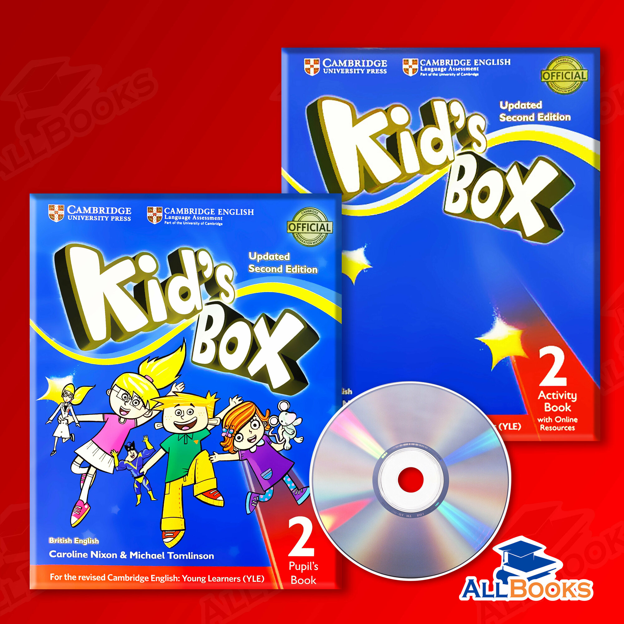 Kid's Box 2 комплект Учебник + рабочая тетрадь + диск