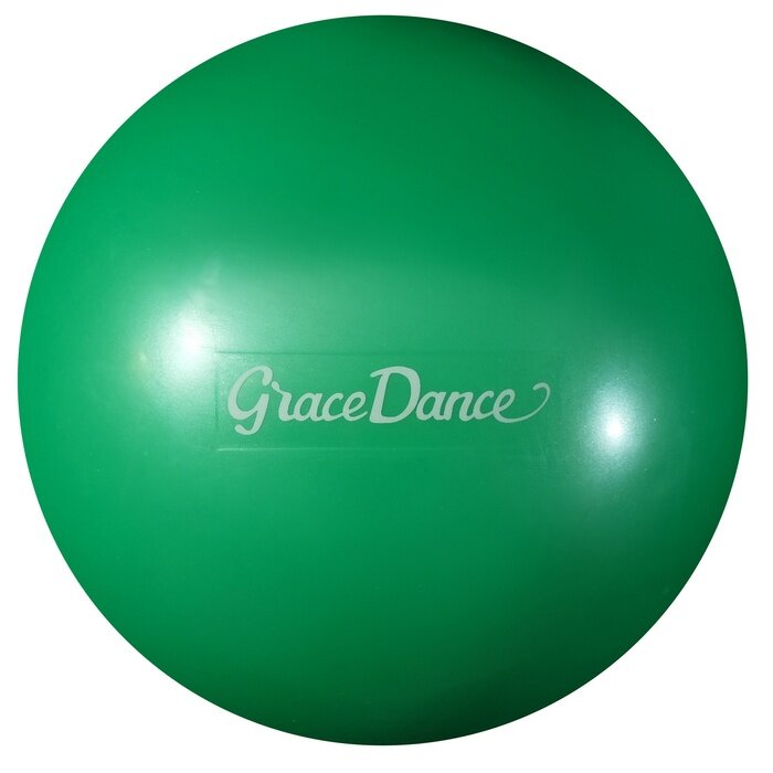 Мяч для художественной гимнастики Grace Dance 18,5 см, 280 г, цвет изумрудный