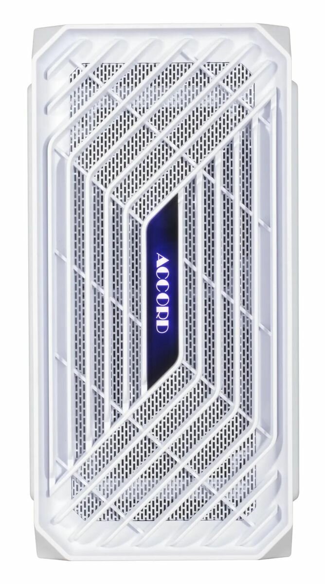 Корпус mATX Accord ACC-265W, Mini-Tower, без БП, белый