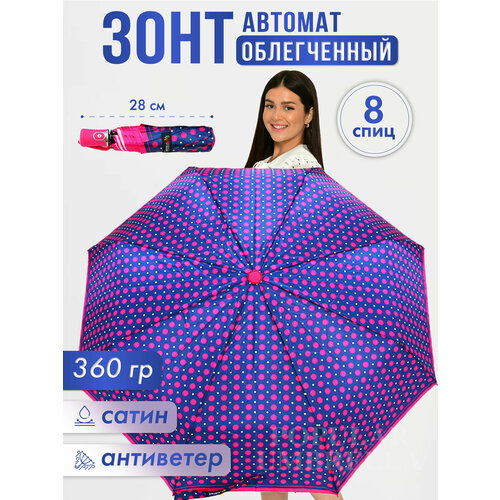 Зонт Lantana Umbrella, фуксия, синий