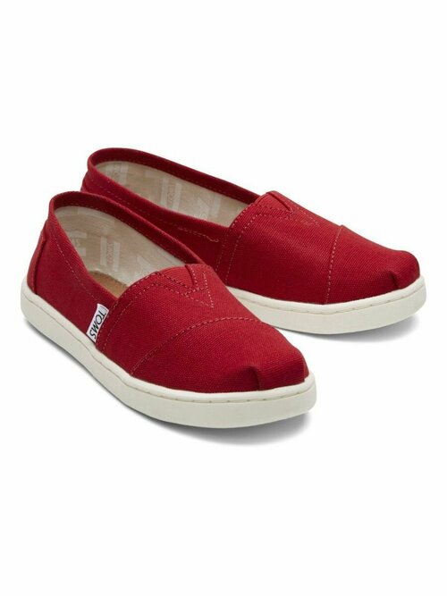 Слипоны TOMS Alpargata, размер 5,5(37,5), красный