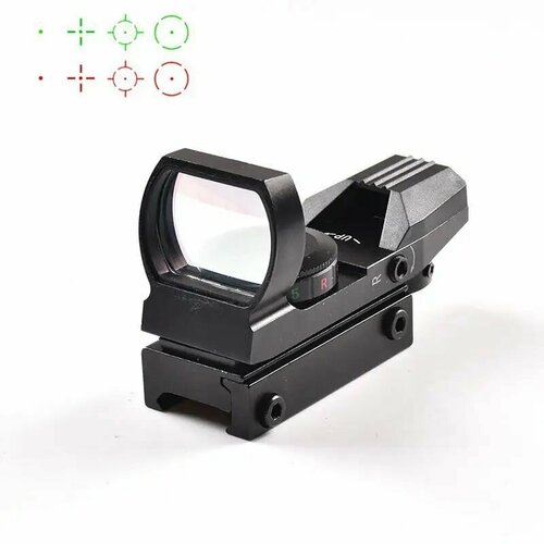 фото Коллиматорный прицел 1x22x33 на weaver hd105 marcool