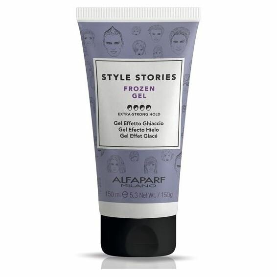 Гель Alfaparf Milano Style Stories Frozen Gel, Гель с экстремальным эффектом заморозки, 150 мл