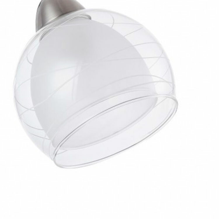 фото Плафон стекло двойное 150*118мм E27 Freya FR5052 Nikki