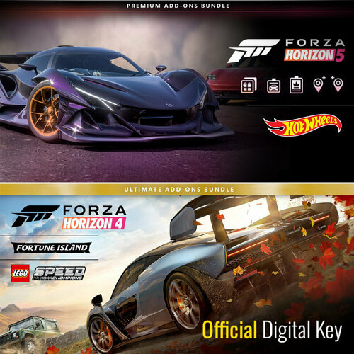 DLC Дополнение Forza Horizon 5 + 4 Premium Upgrade Bundle Xbox One, Xbox Series S, Xbox Series X цифровой ключ