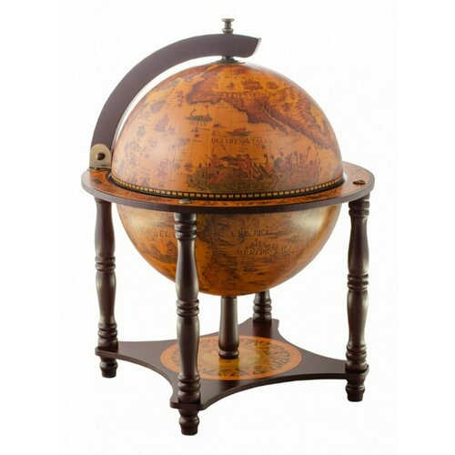 Глобус-бар настольный Ptolemaeus d=33 см, 42*57 см