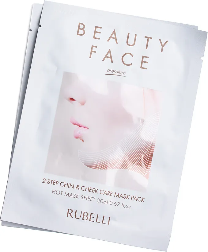 Маска сменная для подтяжки контура лица Rubelli Beauty Face Premium Refil, 20 мл - 2 шт