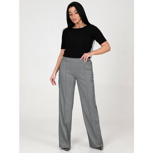 фото Брюки палаццо ivcapriz, размер 46, серый