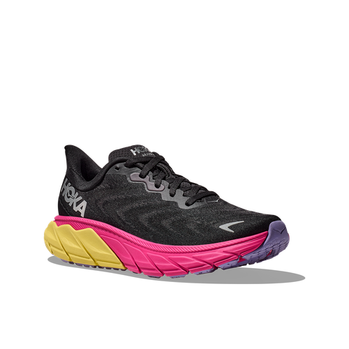 фото Кроссовки hoka, полнота b, размер us8b/uk6.5/eu40/jpn25, черный, розовый