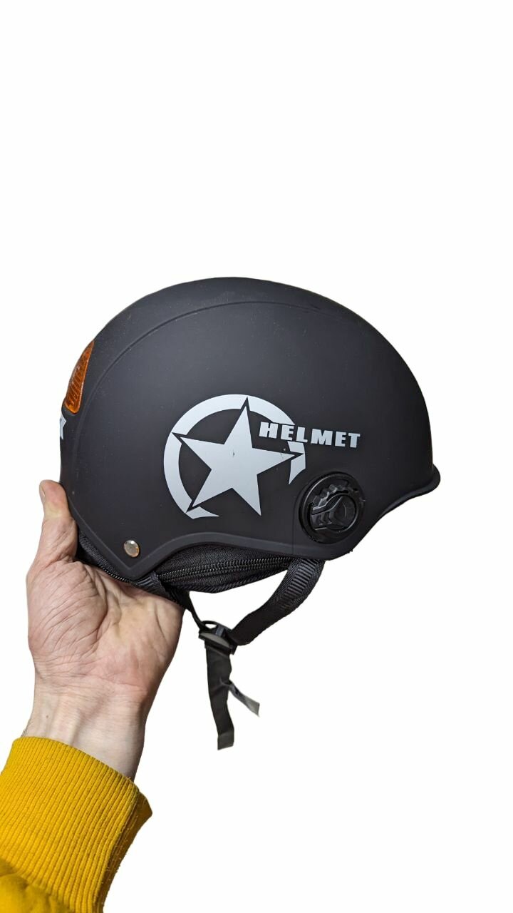 Шлем с ветрозащитой для езды на электровелосипеде самокате и скутере универсальный