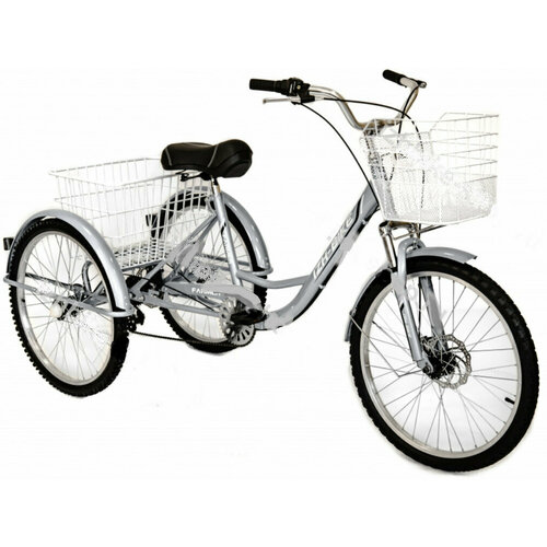 Трехколесный велосипед для подростков IZH-BIKE Иж-Байк Фермер 24 2025 Серебристый 3150000₽