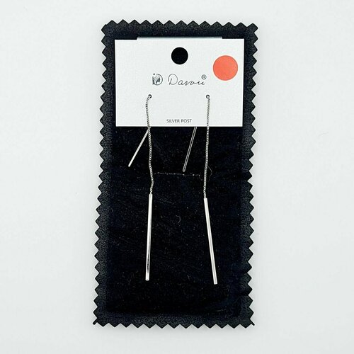 Серьги Dawu, серый