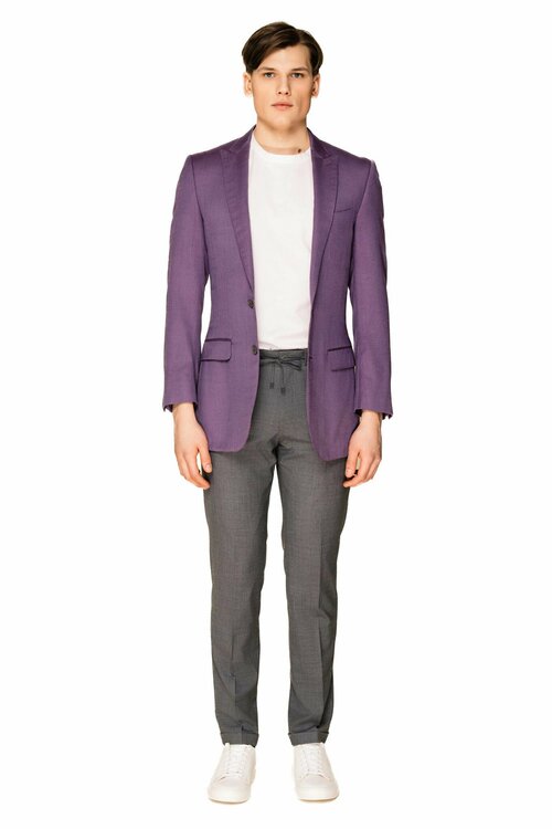 Пиджак MASTERSUIT, размер 44, фиолетовый