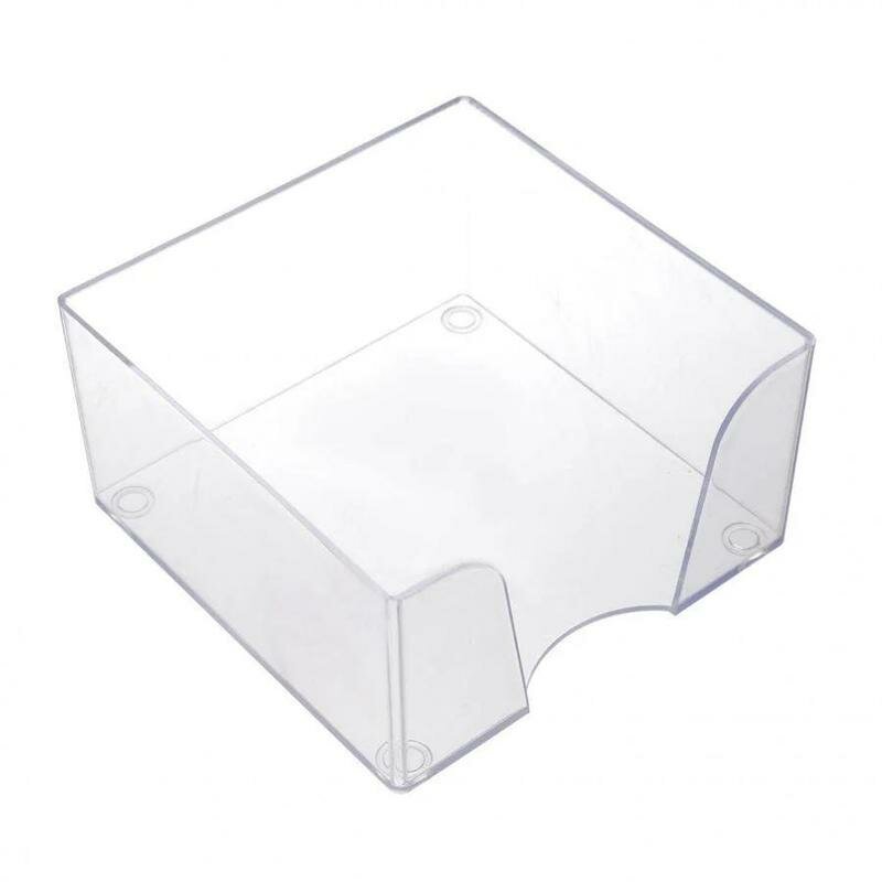 Бокс для бумаги КНР Прозрачный, 9х9х5 см, пластик