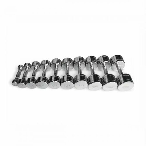 Набор хромированных гантелей от 1 до 10 кг Altezani UG1025