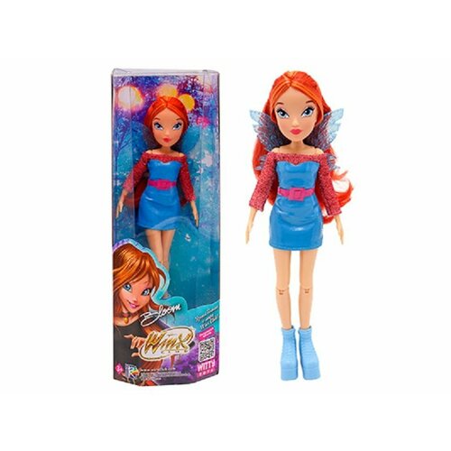 Шарнирная кукла Winx Club Модная Блум с крыльями 24см IW01242101 кукла винкс флора – волшебный трон winx club