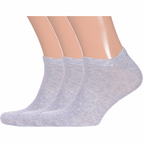 фото Носки красная ветка, 3 пары, размер 25, серый