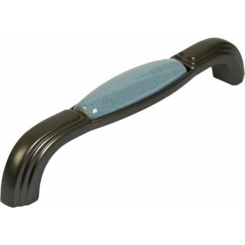 Ручка-скоба мебельная 7302 128 мм, цвет матовый графит