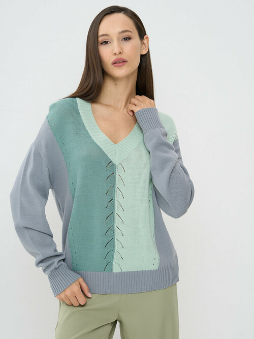 Пуловер NEWVAY, размер 46/48, серый