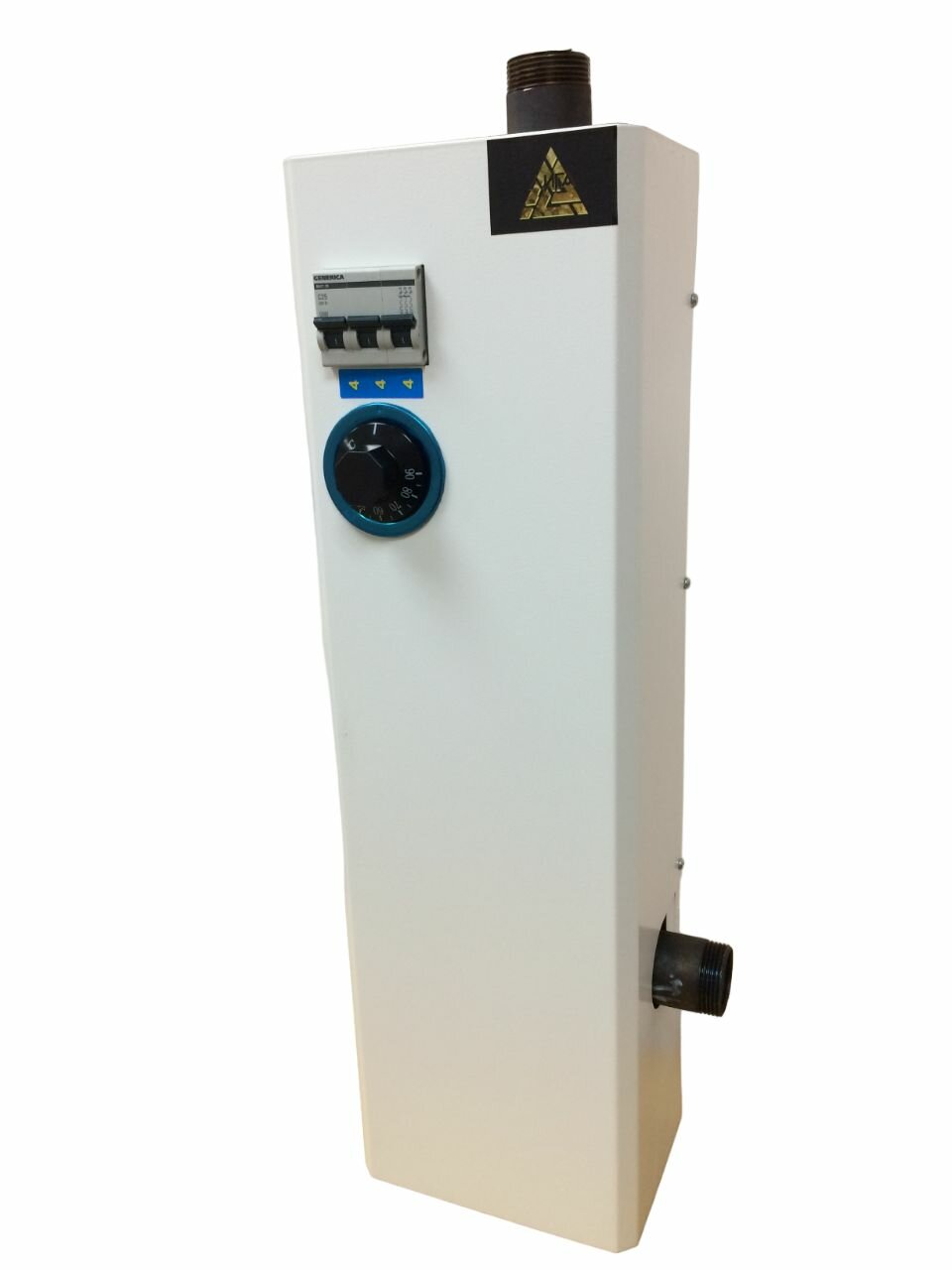 фото Электрический котел 12 квт автоматы патрубки вверх вправо