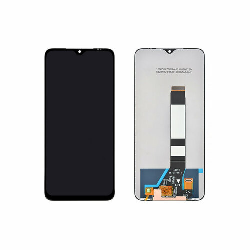 Дисплей (экран) в сборе с тачскрином для Xiaomi Poco M3, Redmi 9T, Redmi 9 Power черный (TFT-совместимый) / 1080x2340