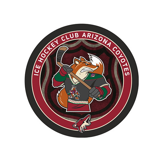 Шайба Rubena НХЛ Mascot 2022 Аризона 1-ст.