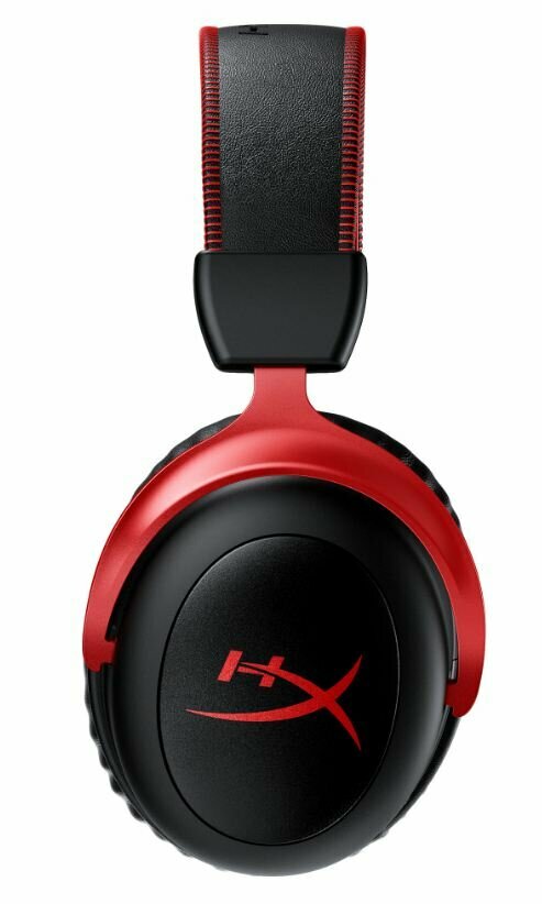 HYPERX CLOUD II Wireless Игровая беспроводная гарнитура (DTS®, 2,4 ГГц, USB, 53 мм, сменные амбушюры, 4P5K4AA/HHSC2X-BA-RD/G) — фото 1