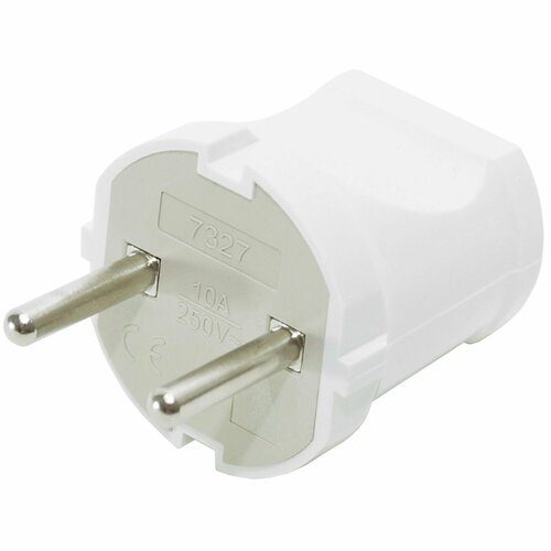 Вилка электрическая без заземления 10 А Jilion