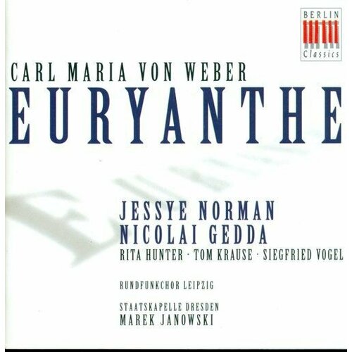 Audio CD WEBER, C.M. von: Euryanthe Opera (Norman) (3 CD)