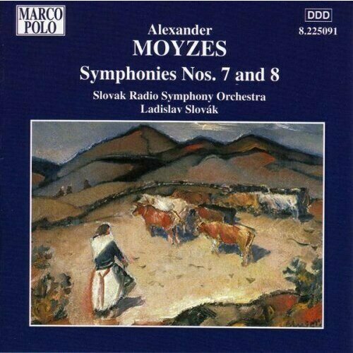 AUDIO CD MOYZES: Symphonies Nos. 7 and 8 moyzes symphonies nos 1 and 2