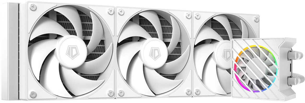 ID-Cooling Система водяного охлаждения ID-Cooling DASHFLOW 360 XT LITE WHITE Soc-AM5/AM4/1151/1200/2066/1700 4-pin 16-34dB Al+Cu 350W Ret