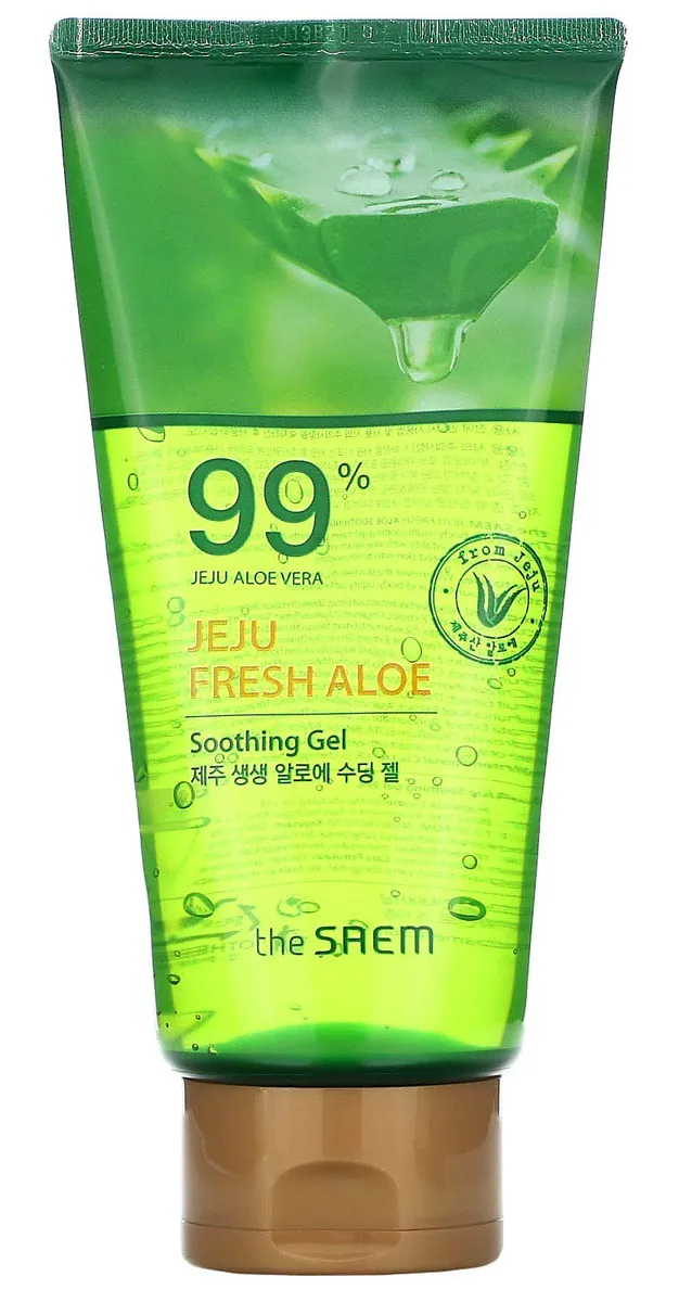 Увлажняющий гель для тела с алоэ The Saem Jeju Fresh Aloe Soothing Gel 99%, 300 мл