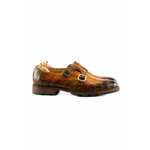 Туфли монки MASTERSUIT, размер 45, коричневый