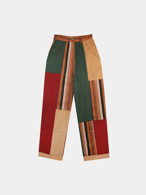 Брюки  LF Markey Rhode Trousers Patchwork, размер 34, мультиколор