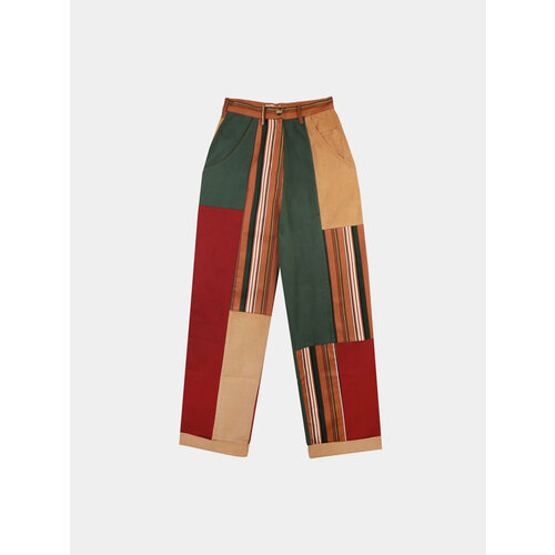 Брюки  LF Markey Rhode Trousers Patchwork, размер 36, мультиколор