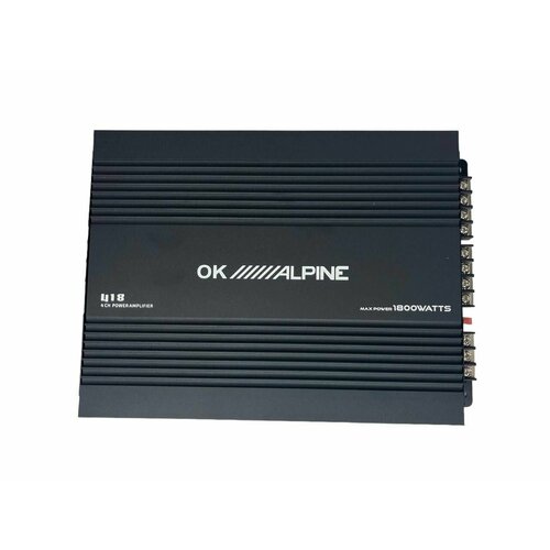 Автомобильный усилитель звука музыки сабвуфера 4 канальный Alpine 418 499900₽