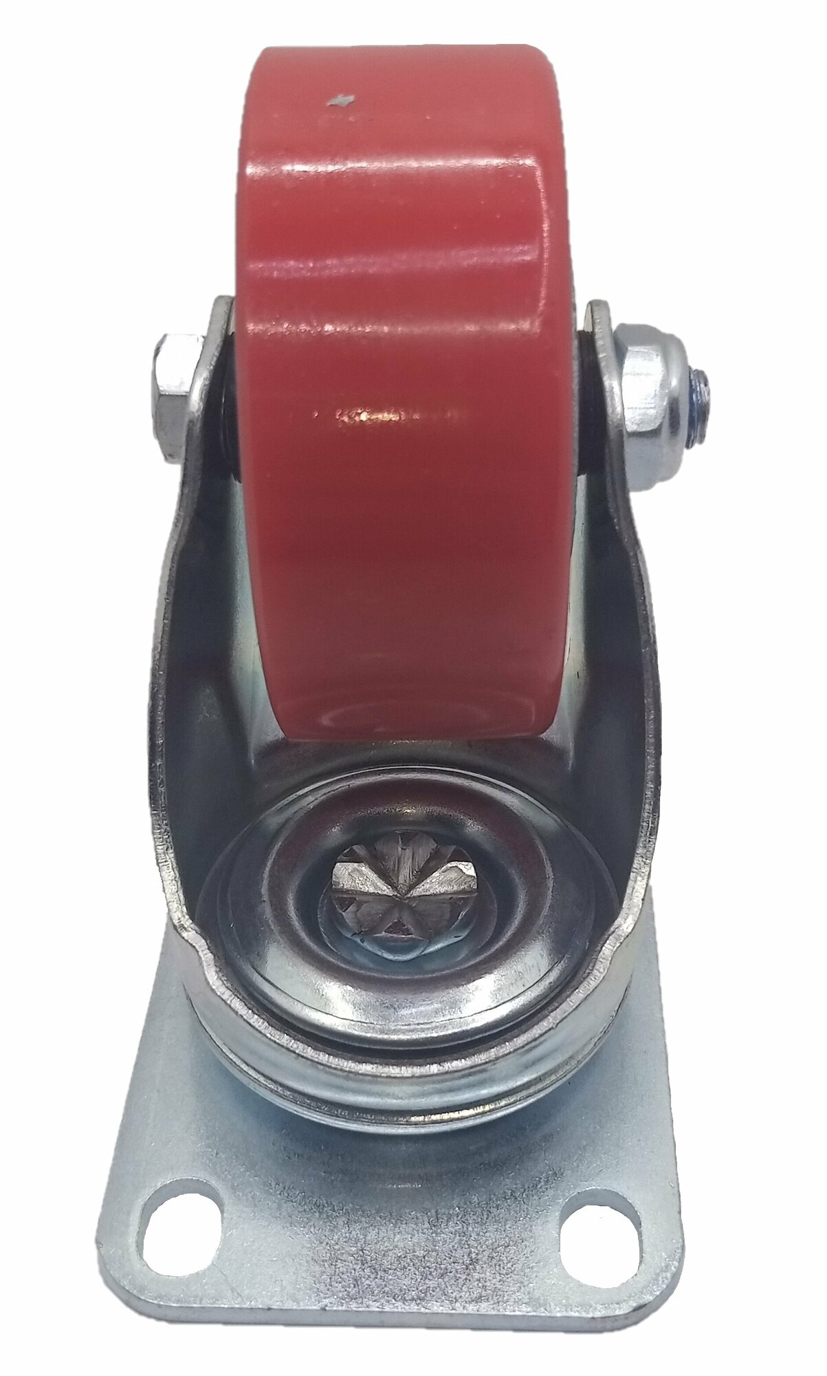 Поворотные колеса для тележек викарт 75 мм, полиуретановые, большегрузные, с подшипником