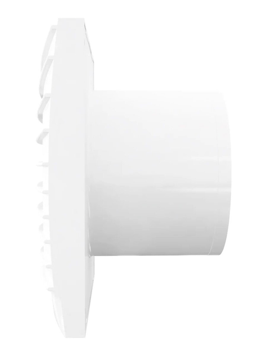 Вытяжной вентилятор Diciti SILENT 4C, 155х155 мм, D100 мм, с обр. клапаном, в ванную, белый