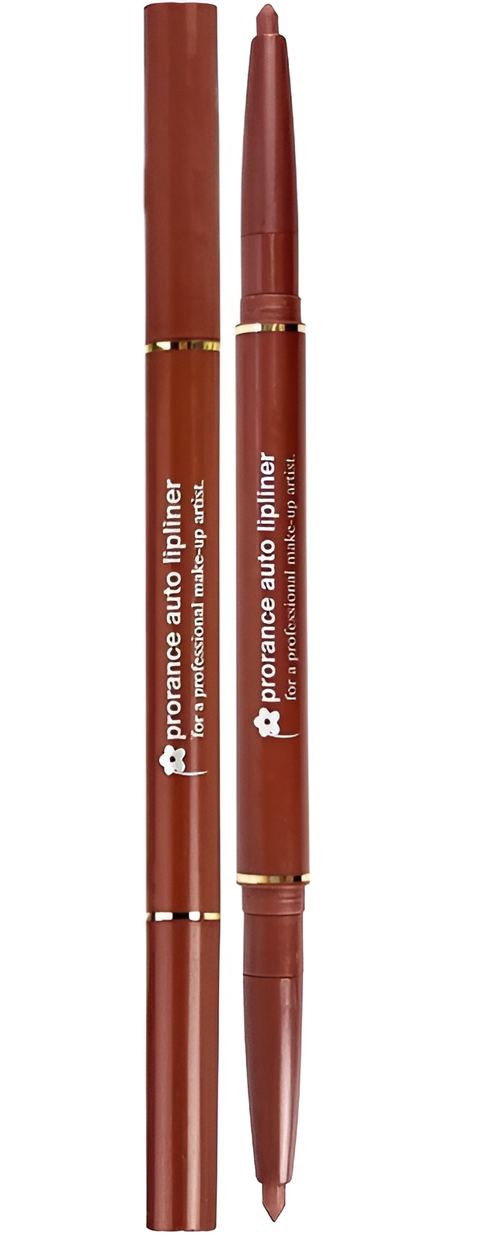 Prorance~Двухсторонний карандаш для губ, тон 21~Color Auto Lipliner Pencil Nude Brown