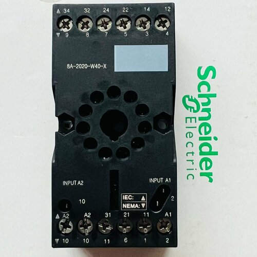 Колодка для реле Schneider Electric Zelio Relay RUZC3M с 3 цилиндрическими контактами 3CO с рабочим напряжением 250В electric adjustable motor protection thermal overload relay nr2 25 690v