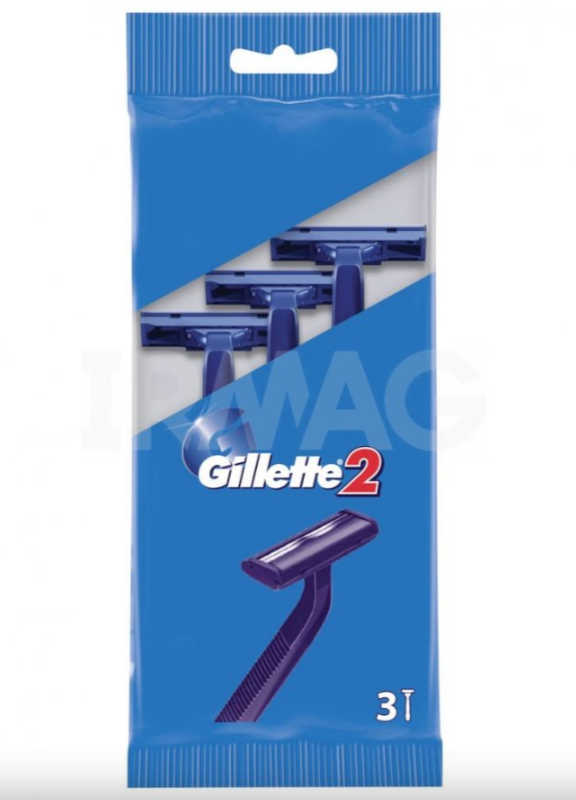 Станок для бритья Gillette 2, одноразовый, 3 шт.