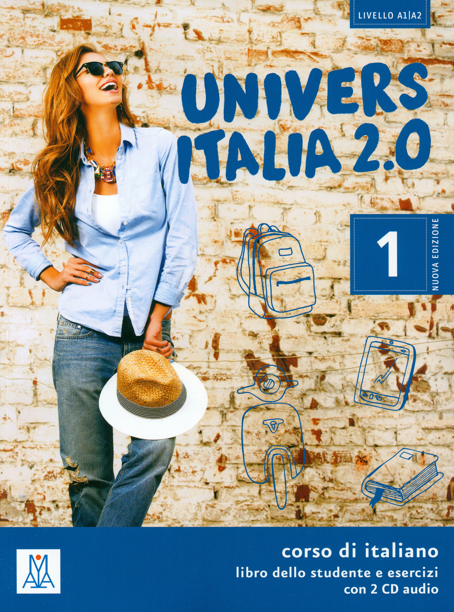 UniversItalia 2.0. A1/A2 + 2 CD audio - фото №1