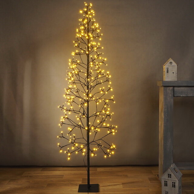 Koopman Светящаяся елка Бруклин 180 см, 400 теплых белых LED ламп, IP44 AX5307860